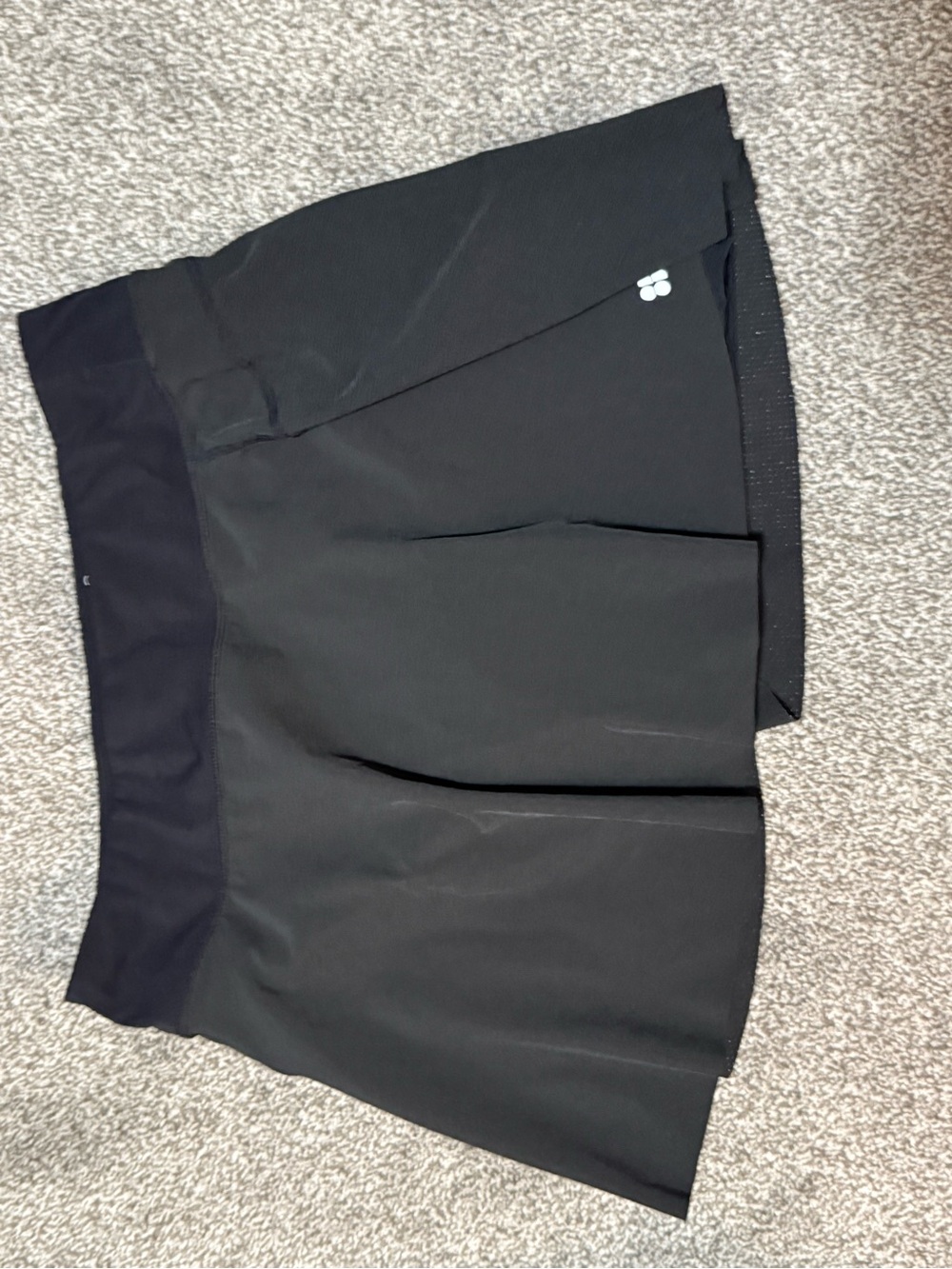 Sweaty Betty Black Athletic Skort with Built-In Shorts